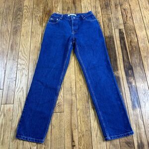Vintage‎ Tommy Hilfiger Jeans Size 2/31 Dark Wash High Rise Straight Leg Denim